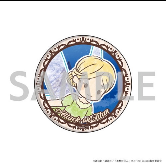 Attack on Titan Historia Reiss GraffArt Can Badge Shingeki no Kyojin Douwa ver - Picture 1 of 4